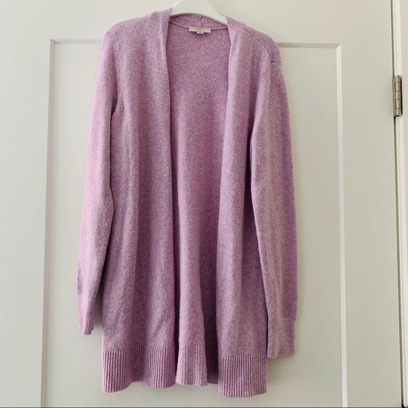 loft cozy open cardigan